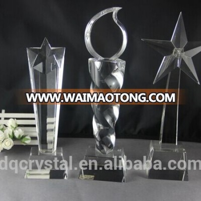 best selling high quality customized crystal trophy wholesale