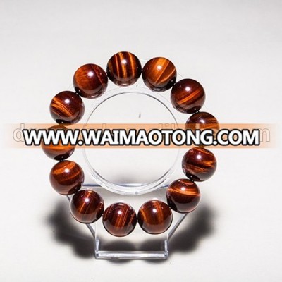 Red natural tiger eye stone bracelet for gifts yellow tiger eye crystal crafts